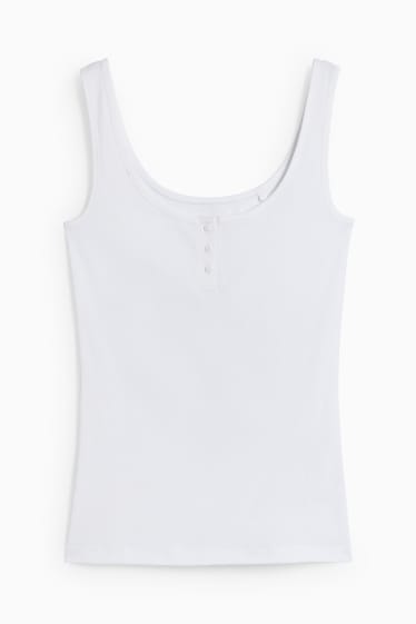 Damen - Basic-Top - weiß