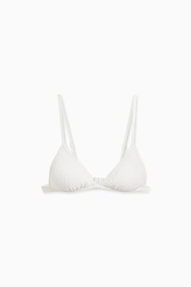 Dames - Bikinitop - triangel - voorgevormd - LYCRA® XTRA LIFE™ - crème wit
