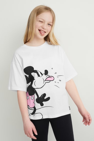 Children - Mickey Mouse - short sleeve T-shirt - white