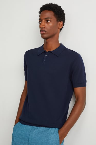 Herren - Poloshirt - dunkelblau