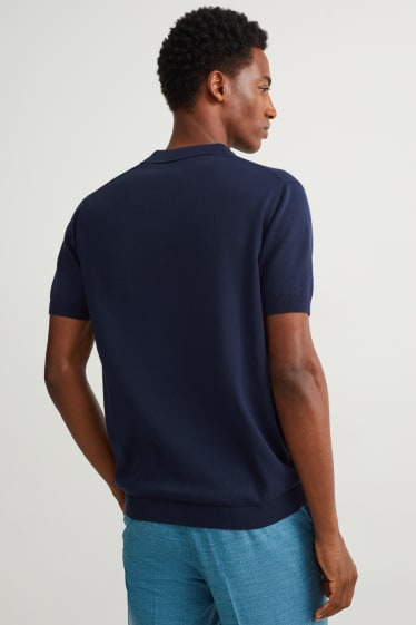 Herren - Poloshirt - dunkelblau