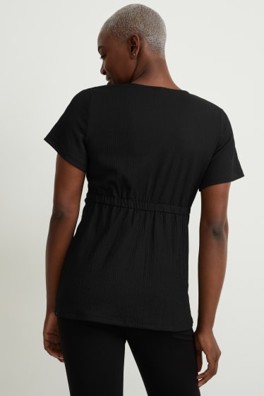 Femei - Bluză pentru alăptare - negru