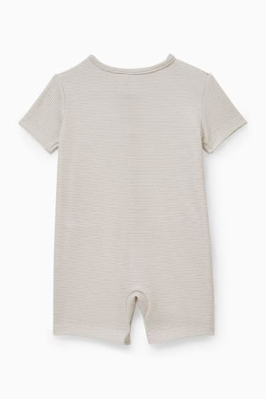 Babies - Baby sleepsuit - light beige