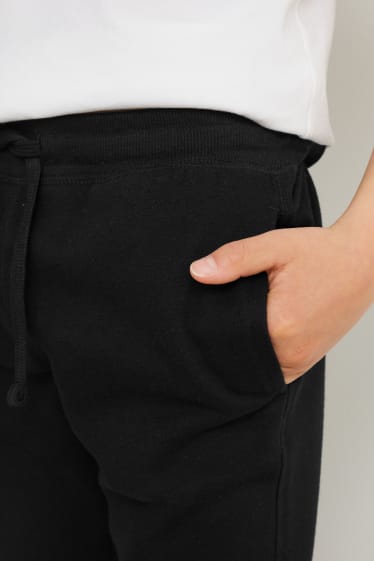 Kinder Buben - Jogginghose - genderneutral - schwarz