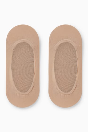 Dona - Paquet de 2 - mitjons invisibles - beix clar