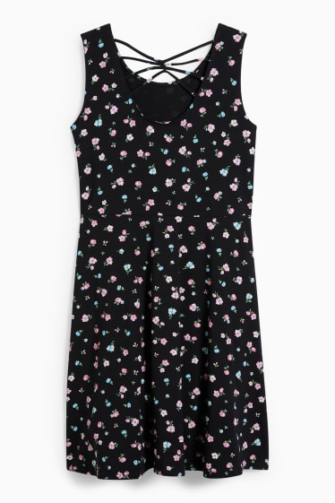 Femmes - CLOCKHOUSE - robe - à fleurs - noir