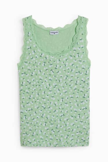 Women - CLOCKHOUSE - top - floral - light green