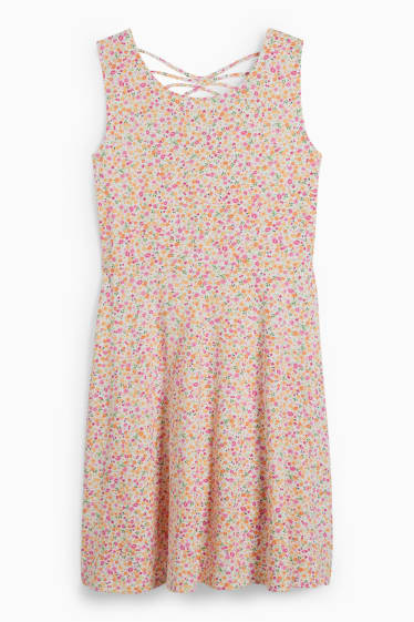 Femmes - CLOCKHOUSE - robe - à fleurs - blanc crème
