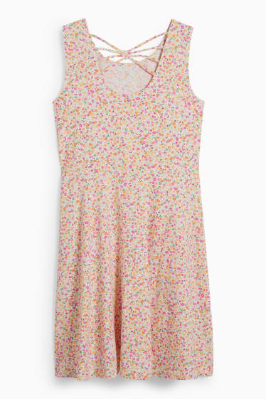 Femmes - CLOCKHOUSE - robe - à fleurs - blanc crème