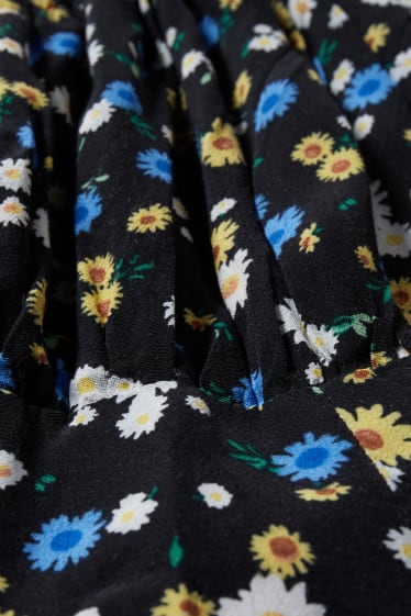 Femmes - CLOCKHOUSE - robe - à fleurs - noir