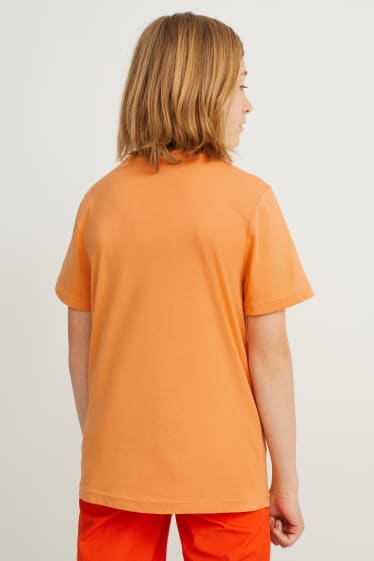 Kinder - Kurzarmshirt - orange
