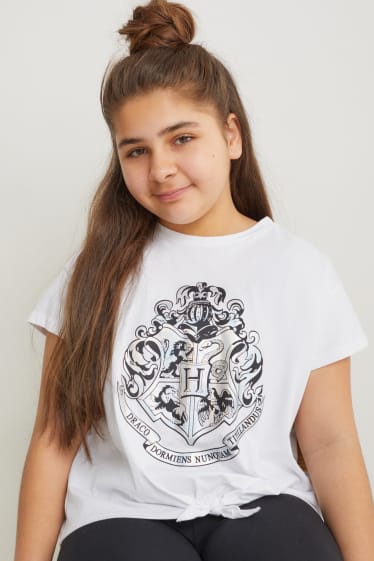 Kinder - Extended Sizes - Multipack 2er - Harry Potter - Kurzarmshirt - weiß