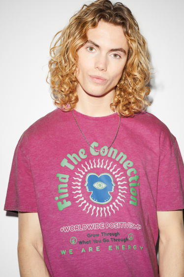 Hommes - T-shirt - violet