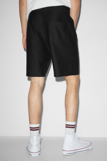 Herren - Sweatshorts - schwarz