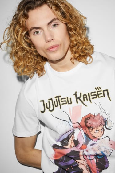 Hommes - T-shirt - Jujutsu Kaisen - blanc