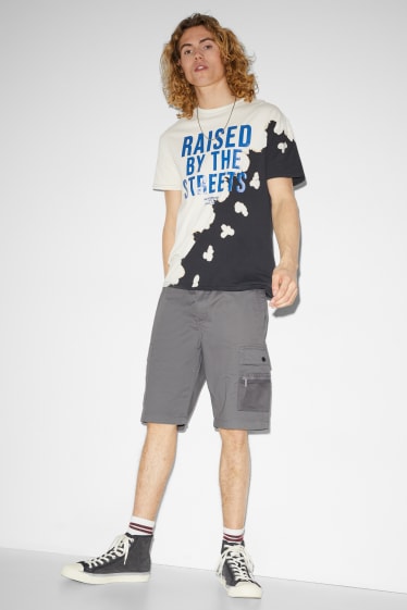 Herren - Cargoshorts - grau