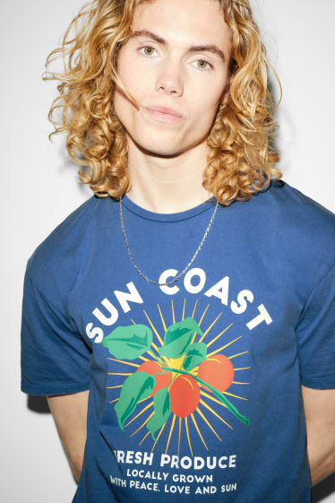 Men - T-shirt - blue