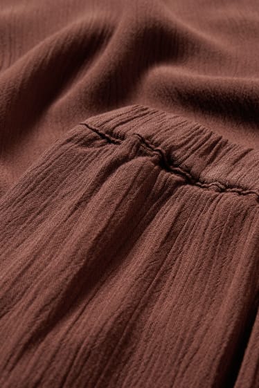 Femmes - CLOCKHOUSE - jupe-culotte - high waist - marron foncé