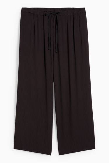 Femei - CLOCKHOUSE - pantaloni culotte - talie medie - negru