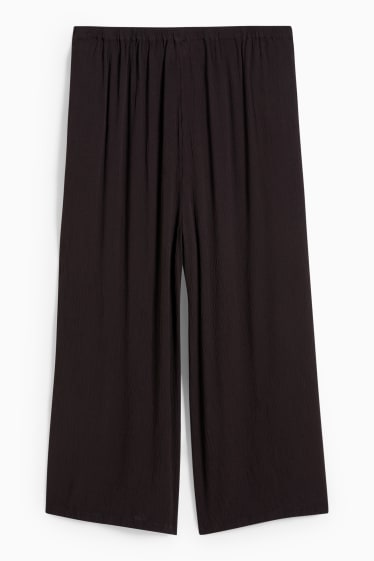 Femei - CLOCKHOUSE - pantaloni culotte - talie medie - negru