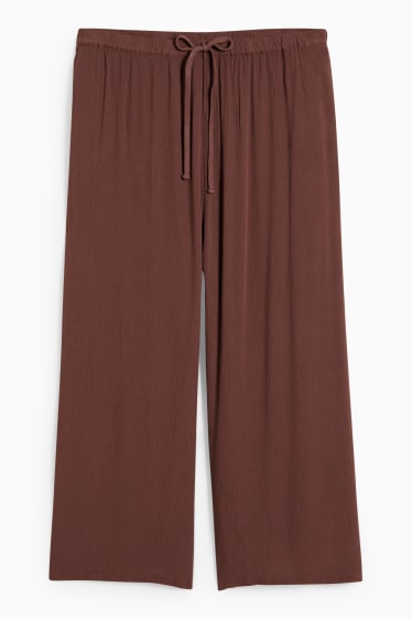 Femmes - CLOCKHOUSE - jupe-culotte - high waist - marron foncé