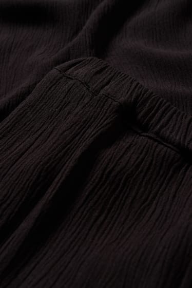 Femei - CLOCKHOUSE - pantaloni culotte - talie medie - negru