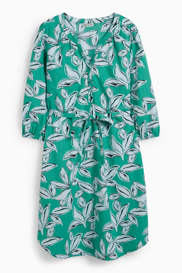 Femmes - Robe-chemisier d’allaitement - à motif - vert