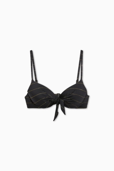 Damen - Bikini-Top mit Bügel - wattiert - LYCRA® XTRA LIFE™ - schwarz