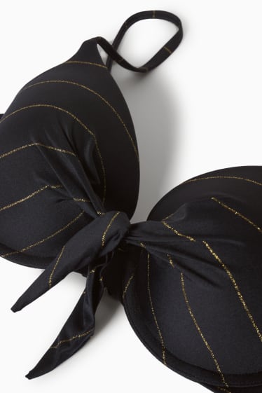 Damen - Bikini-Top mit Bügel - wattiert - LYCRA® XTRA LIFE™ - schwarz