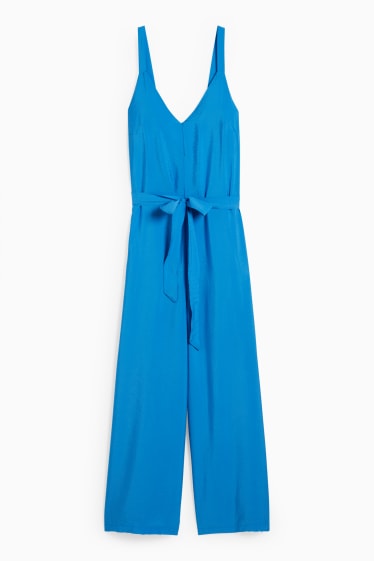 Damen - Jumpsuit - blau