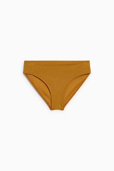 Women - Bikini bottoms - mid waist - LYCRA® XTRA LIFE™     - mustard yellow