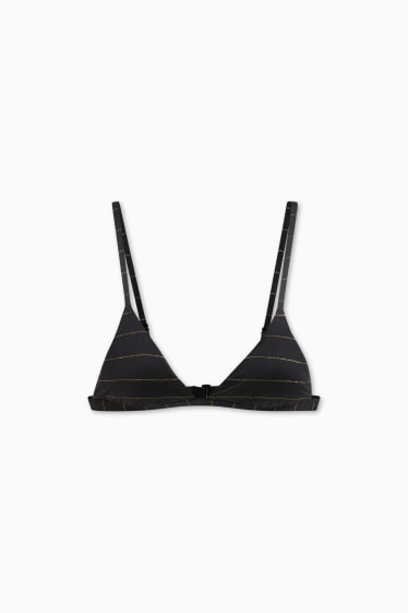 Donna - Reggiseno bikini - a triangolo - imbottito - LYCRA® XTRA LIFE™ - - nero