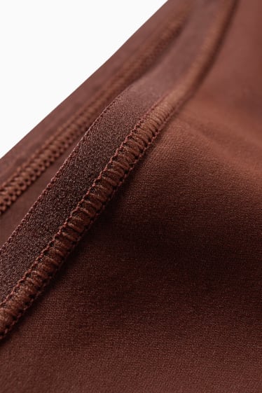 Femmes - Lot de 3 - culottes - LYCRA® - marron foncé