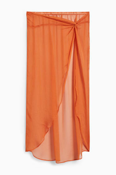 Women - Sarong - dark orange