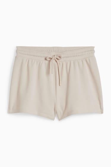 Dona - CLOCKHOUSE - pantalons curts de xandall - beix clar