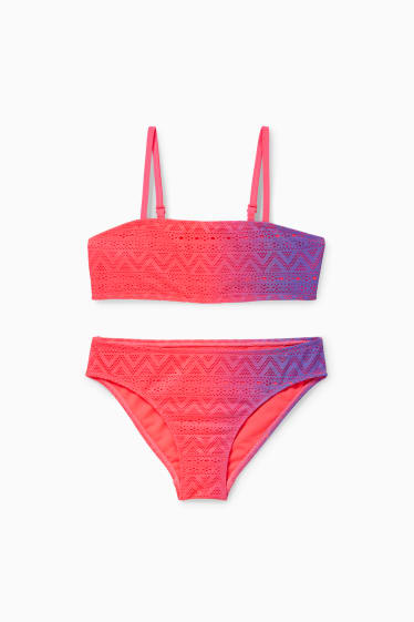 Kinder Mädchen - Bikini - LYCRA® XTRA LIFE™ - 2 teilig - bunt