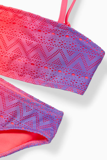 Kinder Mädchen - Bikini - LYCRA® XTRA LIFE™ - 2 teilig - bunt