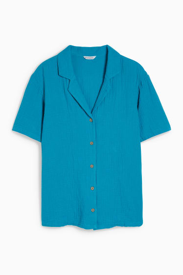 Donna - CLOCKHOUSE - blusa - petrolio