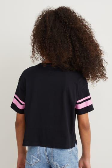 Bambine - Confezione da 2 - t-shirt - nero / bianco