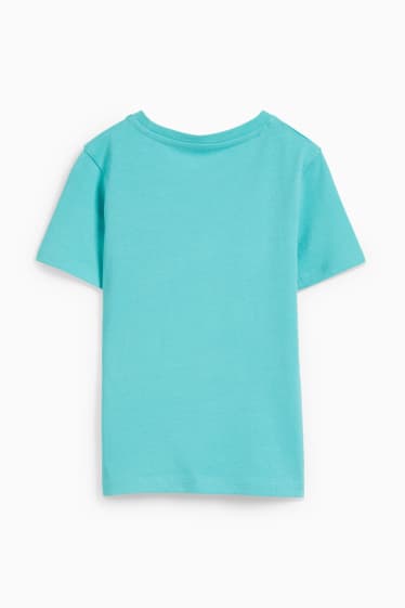 Kinder Jungen - Kurzarmshirt - türkis