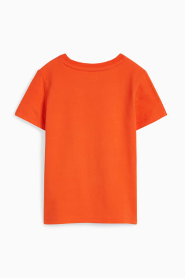 Kinder Buben - Kurzarmshirt - orange