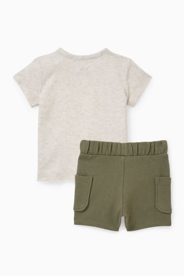 Babys - Baby-outfit - 2-delig - licht beige