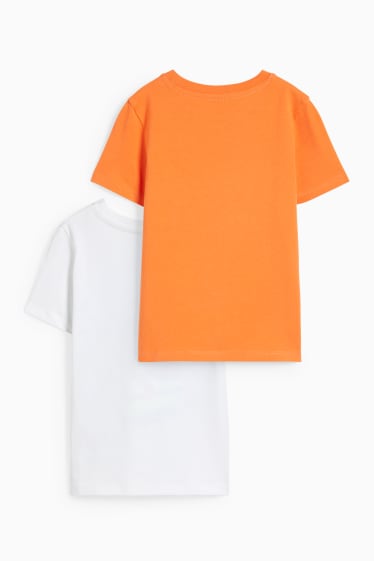 Bambini - Confezione da 2 - t-shirt - arancio scuro