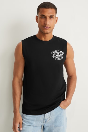 Hombre - Camiseta sin mangas - negro