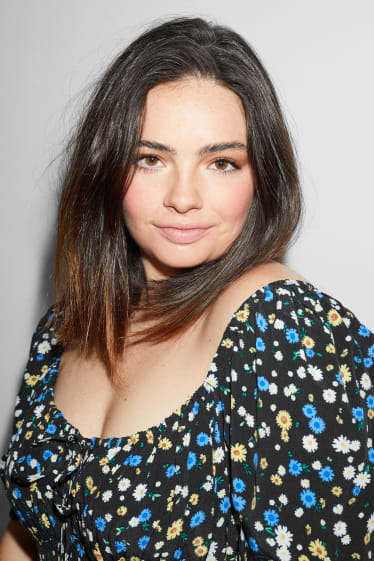 Femmes - CLOCKHOUSE - robe - à fleurs - noir