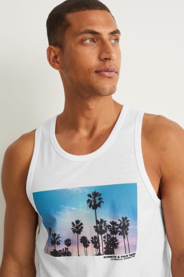 Herren - Tank Top - weiss