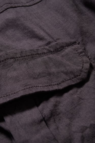 Dona - CLOCKHOUSE - pantalons cargo - mid waist - relaxed fit - gris fosc