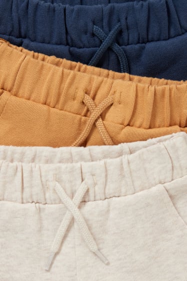 Bébés garçons - Lot de 3 - shorts en molleton pour bébé - marron clair