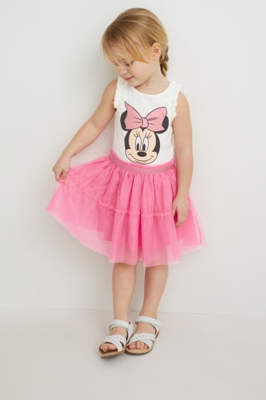 Kinder Mädchen - Minnie Maus - Kleid - pink