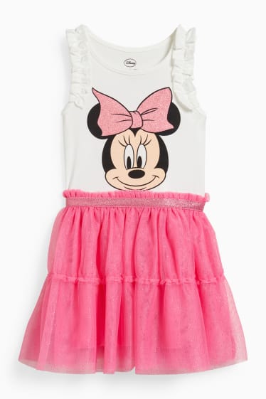 Kinder Mädchen - Minnie Maus - Kleid - pink